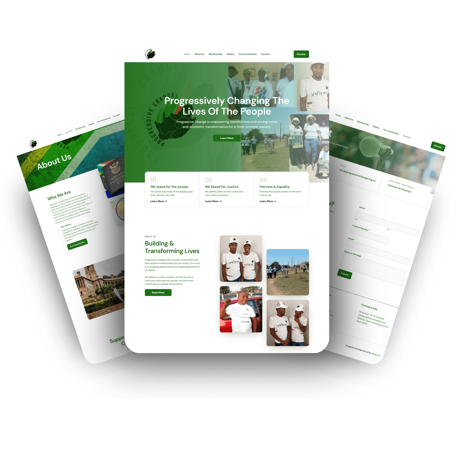 Portfolio 32 Progressive Change Political Party